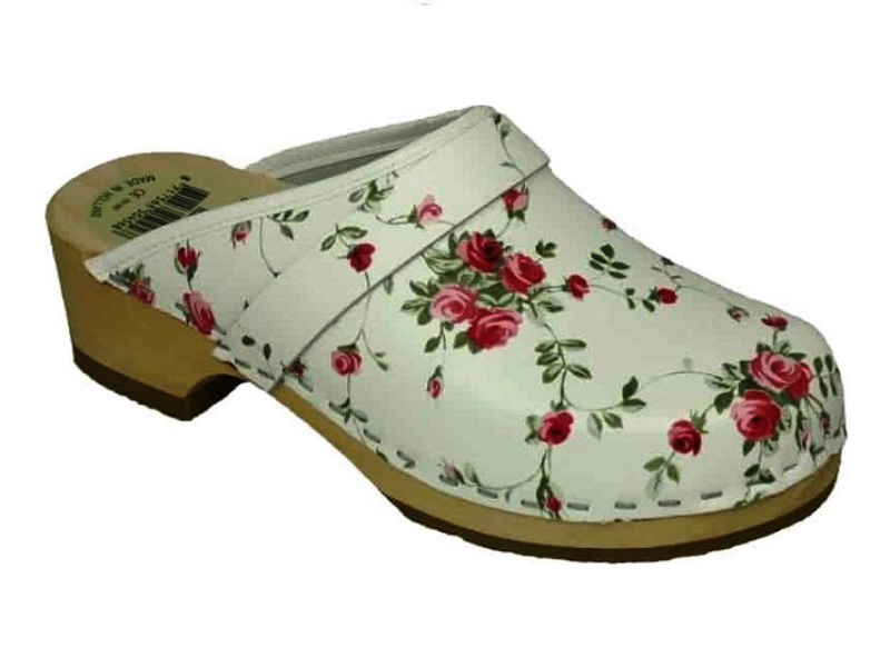 Clog - Retro Rose open #36